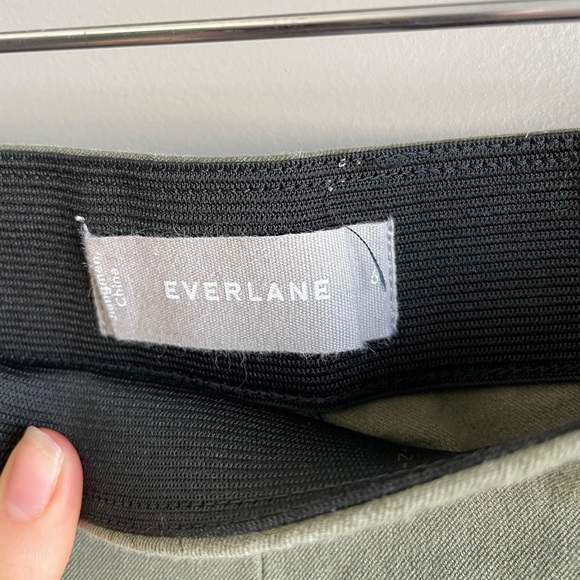 Everlane The Side Zip Stretch Work Pant in Surplus/Sage Green - Picture 3 of 6